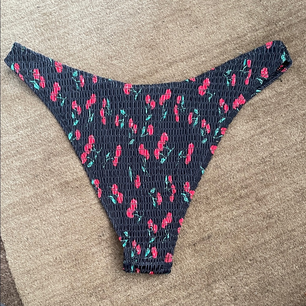 Colorful Cherry Patterned Bikini Bottom - Picture 4 of 5